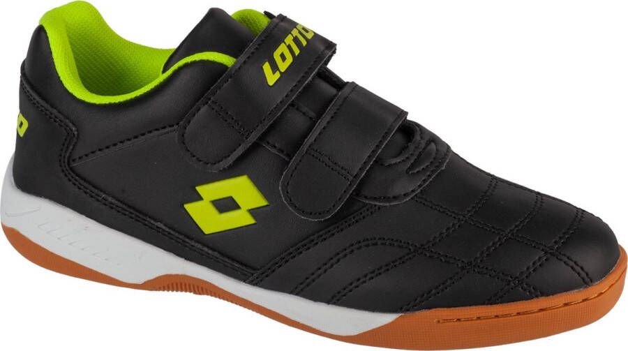 Lotto Shoes Pacer K lage kindersneaker 2600110K zwart geel