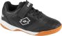 Lotto Whizzer K 2600120K-1110 voor een jongen Zwart Indoorschoenen - Thumbnail 1