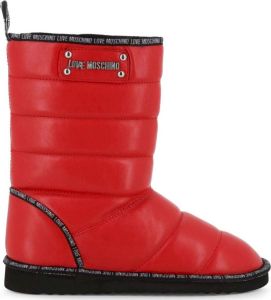Love Moschino Enkelboots Enkellaarsjes Rood