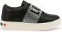 Love Moschino Sneakers Van Leer En Synthetisch Materiaal Met Rubberen Zool - Thumbnail 1