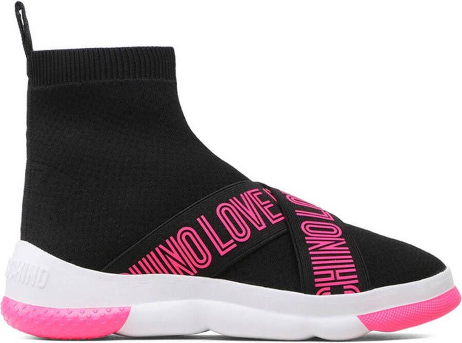 Love Moschino Herfst Winter Elastische Sneakers Zwart