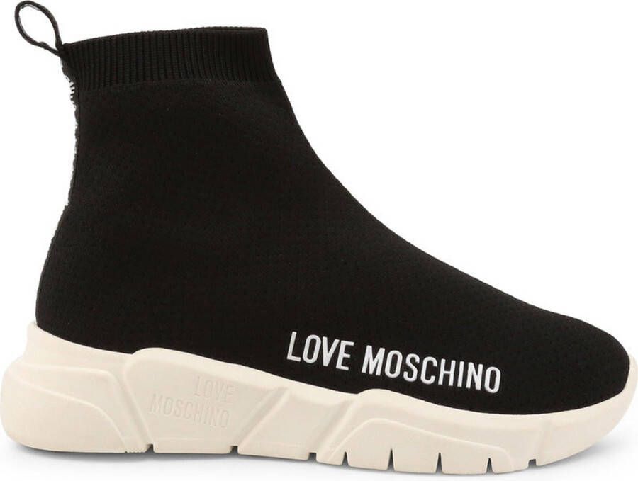 Love Moschino Sneakers met logoprint Zwart - Foto 1