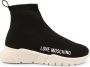 Love Moschino Sneakers met logoprint Zwart - Thumbnail 1