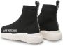 Love Moschino Stijlvolle Sneakers voor Dames Ja15343G1Giz4 Zwart Dames - Thumbnail 2