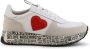 Love Moschino Sneakers Sneakerd Run40 Vit in wit - Thumbnail 1