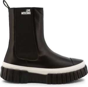 Love Moschino Regenlaarzen Sneakerd.gomma55 vit.nero nero-bian Zwart