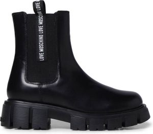 Love Moschino Boots & laarzen Sca.Nod.Wtassel50 Vitello in zwart