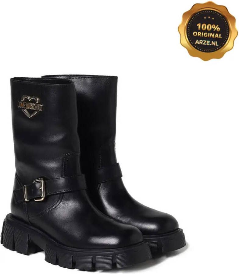 Love Moschino Zwarte laarzen voor vrouwen voor herfst winter Black Dames