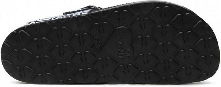Love Moschino Schoenen Slippers JA28133G1EIJ0-00A Vrouw black white