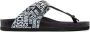 Love Moschino Schoenen Slippers JA28133G1EIJ0-00A Vrouw black white - Thumbnail 1