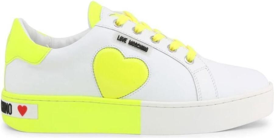 Love Moschino Sportschoenen Vrouw JA15023G1AIF white greenyellow
