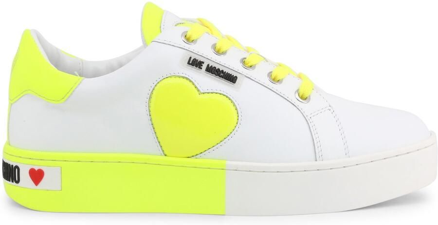 Love Moschino Sportschoenen Vrouw JA15023G1AIF white greenyellow