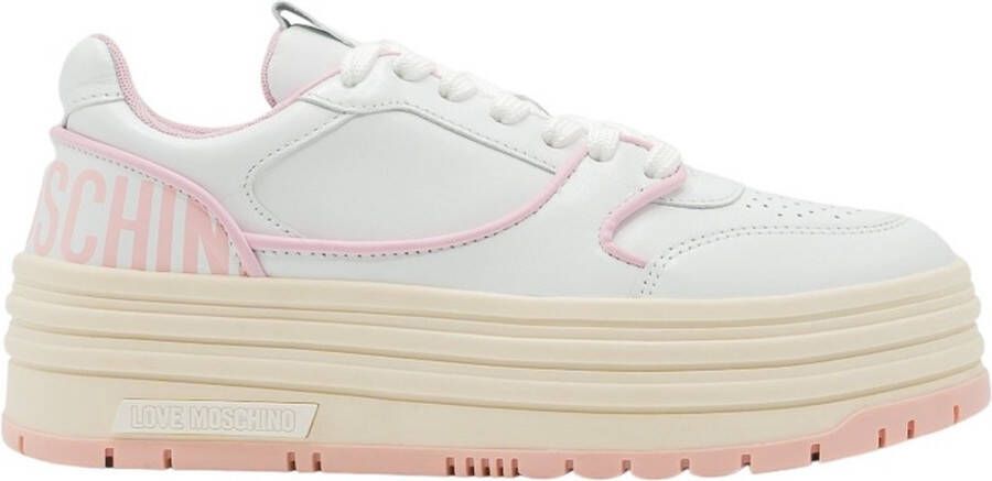 Love Moschino Dames Lente Zomer Collectie Sneakers White Dames