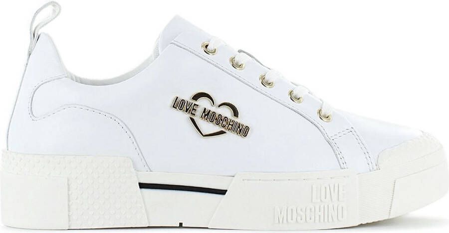 Love Moschino Sneakers Leather Dames Sneakers Schoenen Wit JA15625G0EIA0100