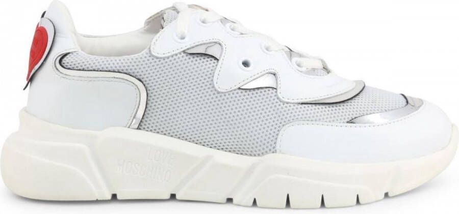 Love Moschino Sportschoenen Vrouw JA15153G1BIM white silver