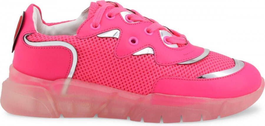 Love Moschino Dames Lente Zomer Collectie Sneakers Roze Dames
