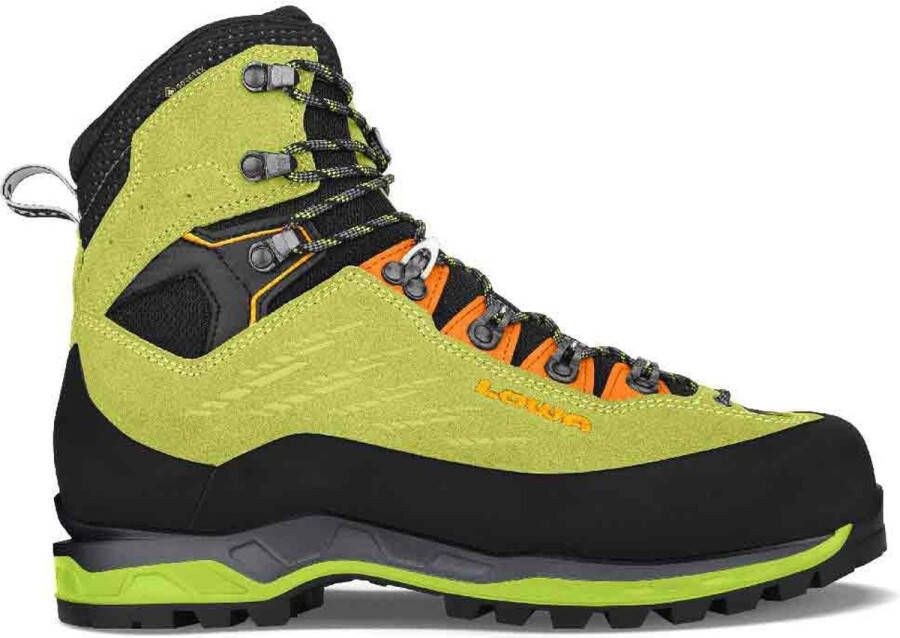 Lowa Cevedale II Goretex Wandelschoenen Lime Flame Heren