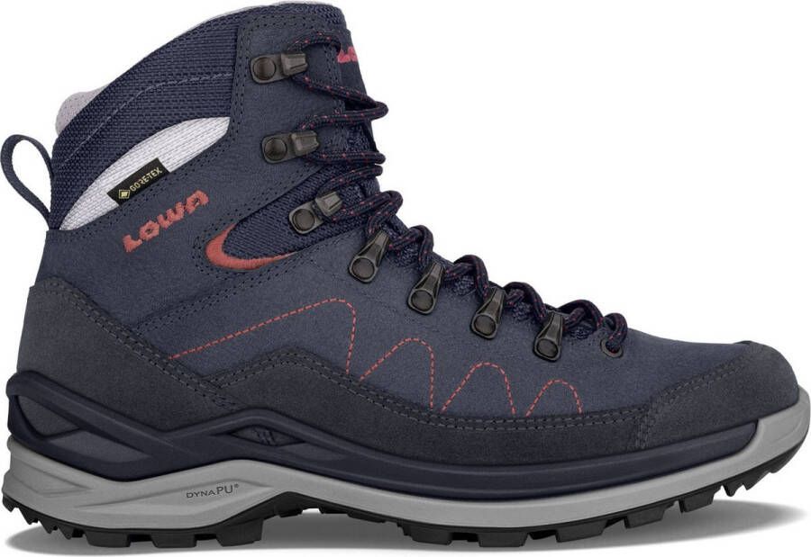 Hatland Lowa TORO PRO GTX Mid Ws LM320769-5946 Donker blauwe halfhoge wandelschoenen met GoreTex