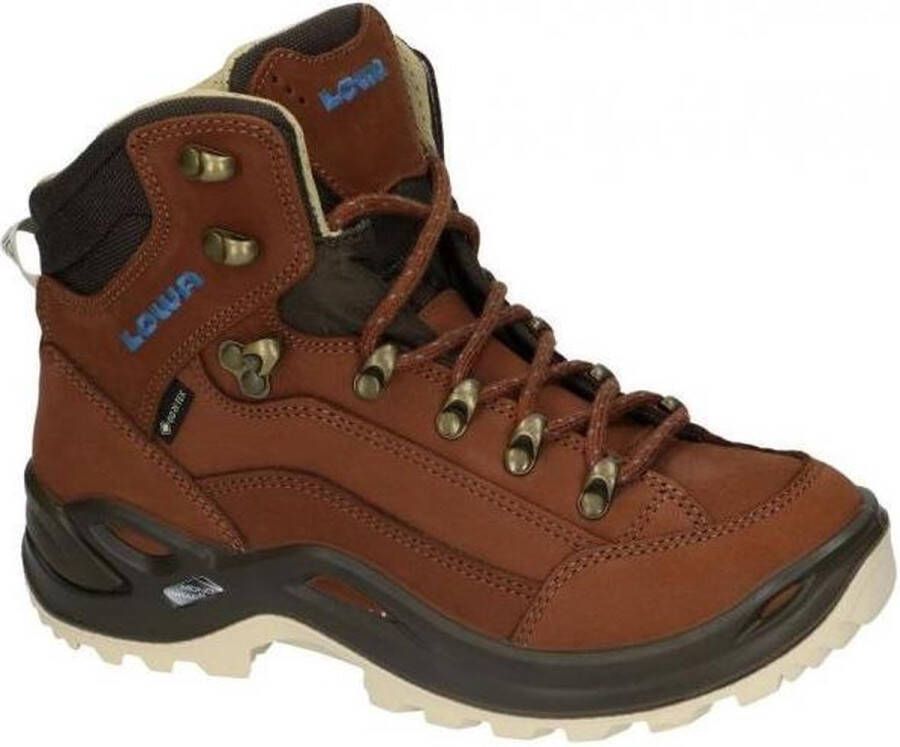 Lowa Women's Renegade GTX MID Wandelschoenen Regular mahogany blauw