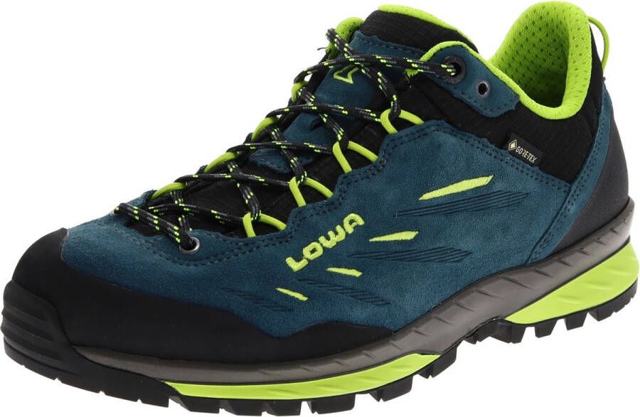 Lowa DELAGO GTX LO Petrol Lime Trekkingschoen voor heren