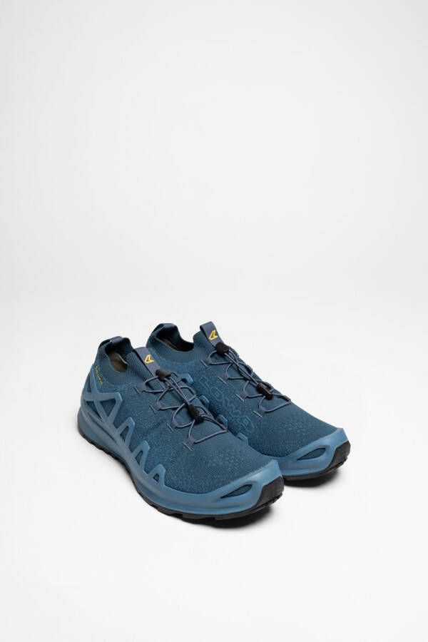 Lowa FUSION LO Heren Blauw Mosterd Wandelschoen