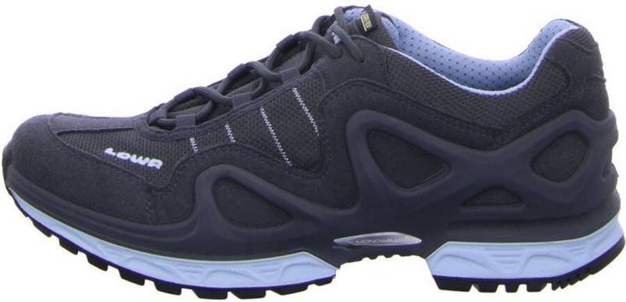 Lowa Wandelschoenen Gorgon LO GTX Wandelschoenen Dames Donkergrijs Lichtblauw