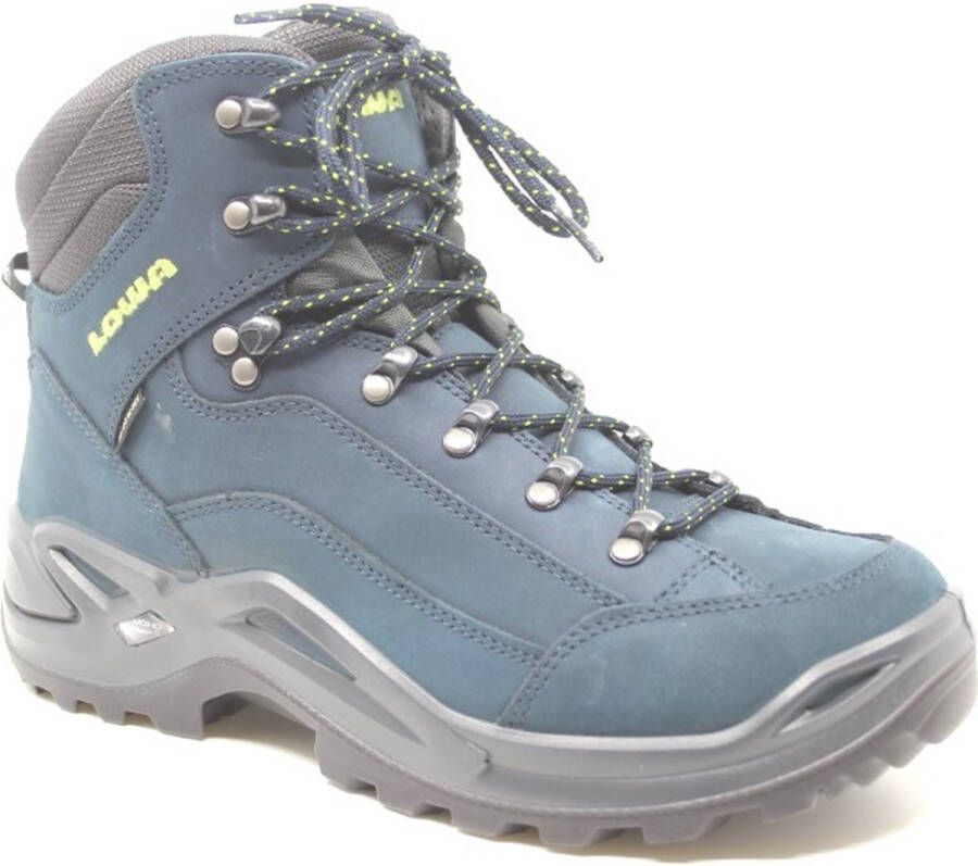 Lowa Hatland Renegade GTX wandelschoen Dark-blue lime Schoenen Wandelschoenen Halfhoge schoenen