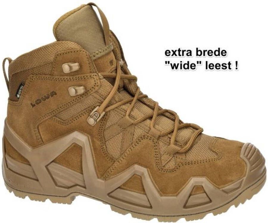 Lowa -Heren kaki camouflage wandelschoenen