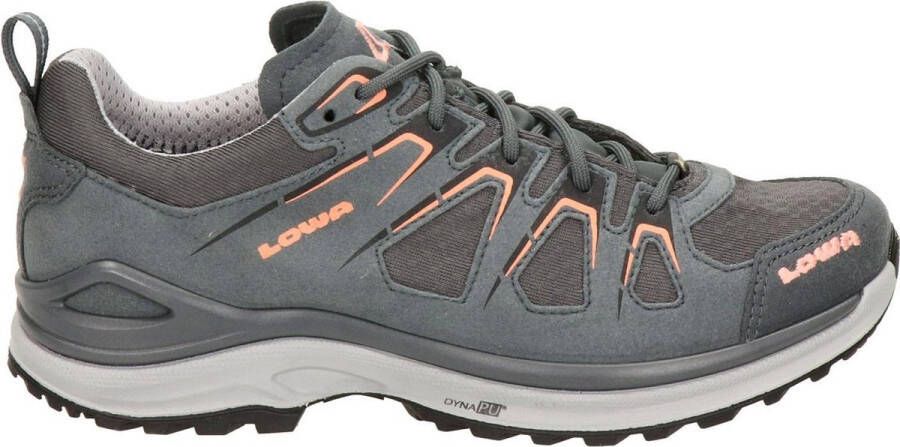 Lowa Innox EVO GTX LO Wandelschoenen Dames Middengrijs Zalmroze