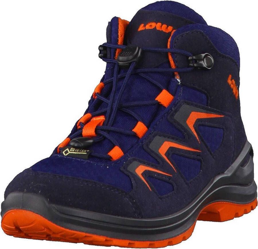 Lowa Innox Evo GTX Qc Junior Kinderen waterdichte mid wandelschoenen Navy Orange