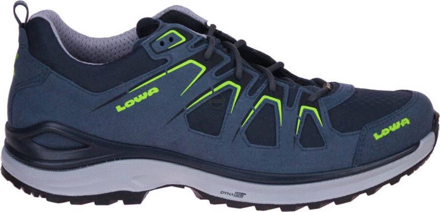 Lowa Innox Evo GTX Wandelschoen Heren waterdichte lage wandelschoenen Steelblue-Lime