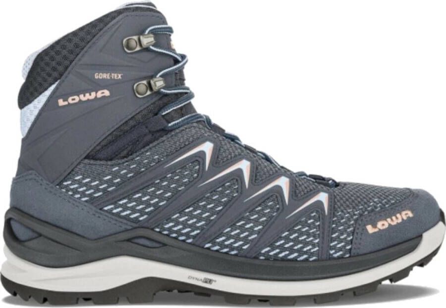 Lowa Hatland Innox Pro GTX Mid Dames schoenen Steelblue salmon Schoenen Wandelschoenen Halfhoge schoenen