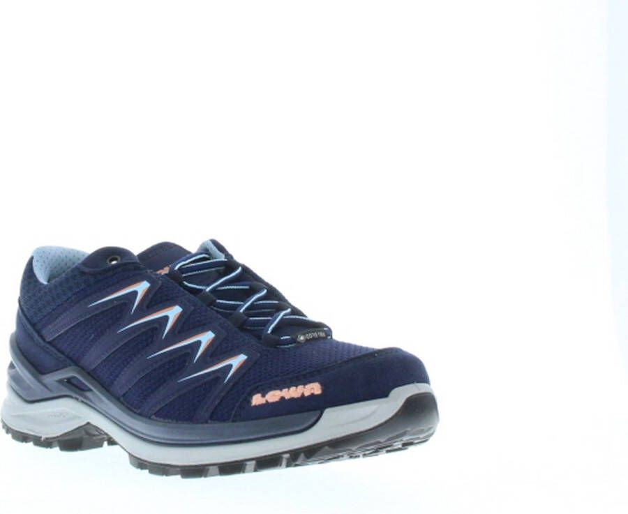 Lowa Hatland Innox Pro GTX Lo Ws Navy salmon Schoenen Wandelschoenen Lage schoenen