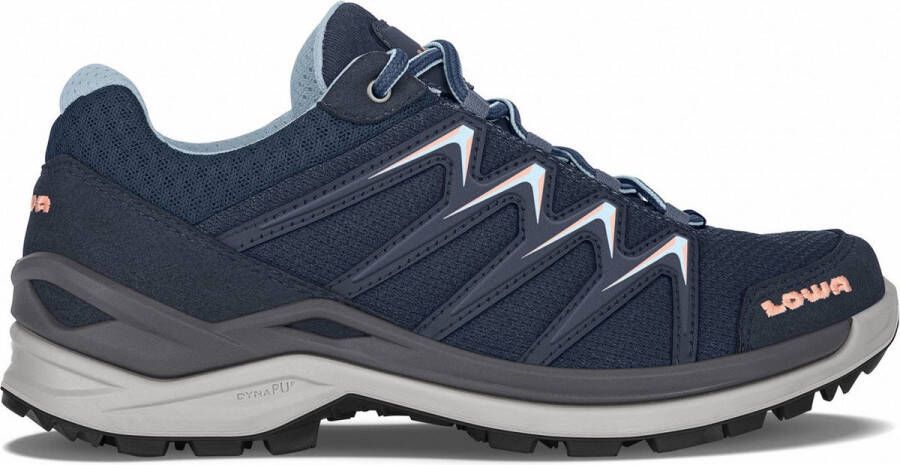 Lowa Hatland Innox Pro GTX Lo Ws Navy salmon Schoenen Wandelschoenen Lage schoenen