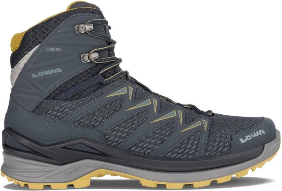 Lowa Innox Pro GTX Mid Wandelschoenen Heren Steel Blue Mustard
