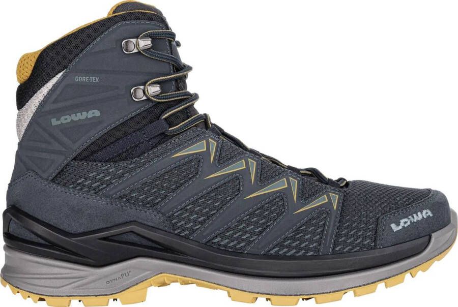 Lowa Innox Pro GTX Mid Wandelschoenen Heren Steel Blue Mustard