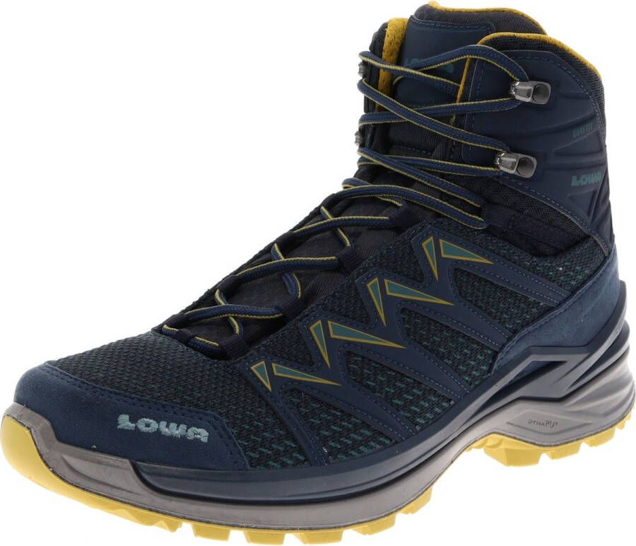 Lowa Innox Pro GTX Mid Wandelschoenen Heren Steel Blue Mustard