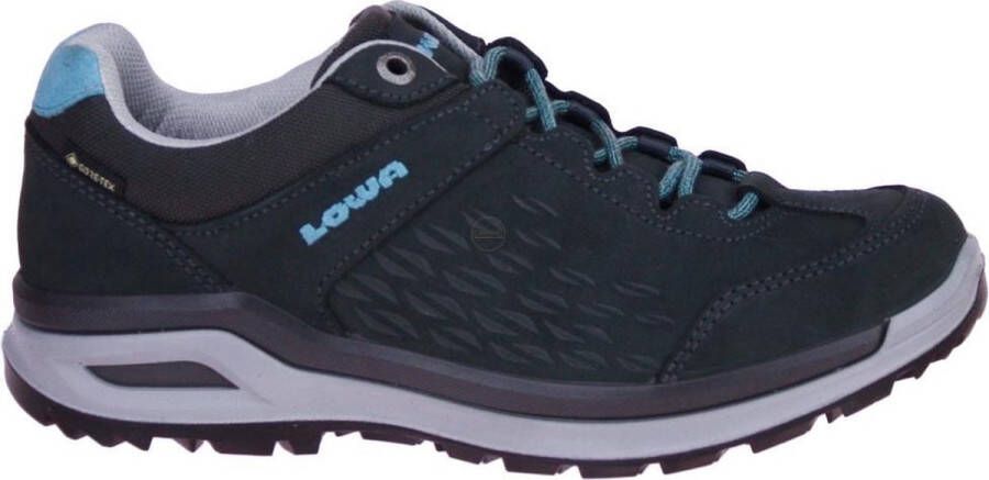 Lowa Locarno GTX Lo Wandelschoenen Dames Donkergrijs Turkoois