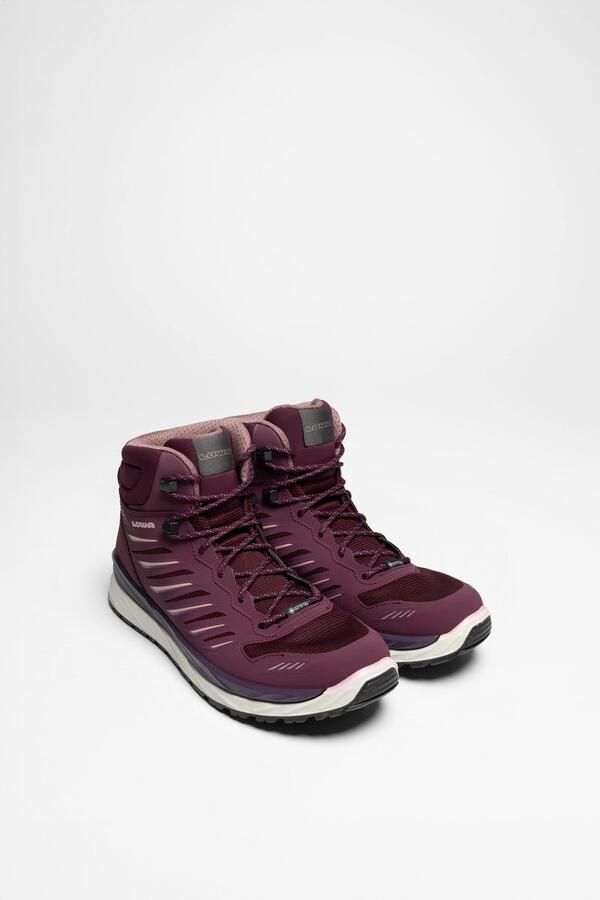 Lowa Axos GTX Mid Wandelschoenen Heren Burgundy Pink
