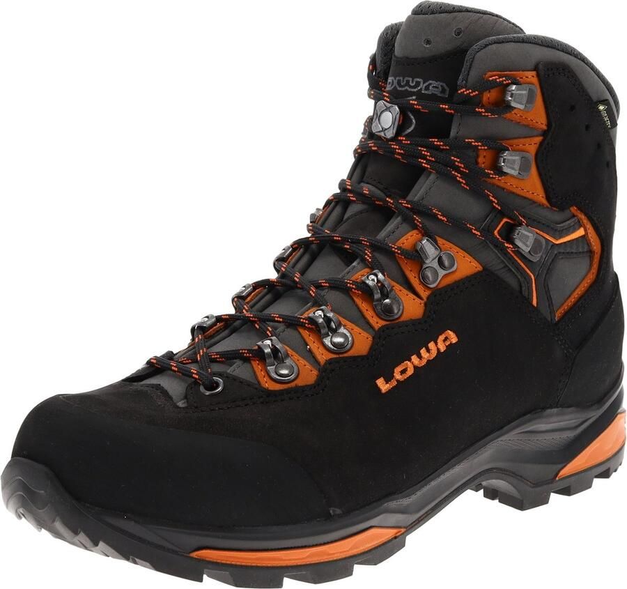 Lowa Camino Evo Gtx S Heren Lage Wandelschoen Black-Orange