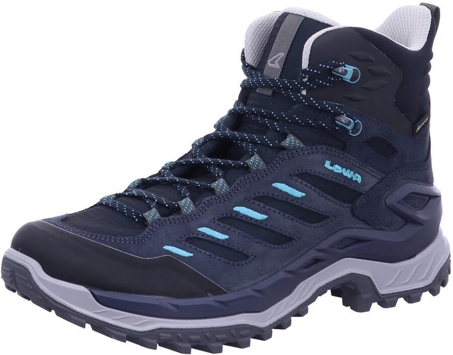 Lowa Ascona Gore-tex Dames Wandelschoenen Lm321442-6996 Kleur Blauw-multicolour - Foto 4
