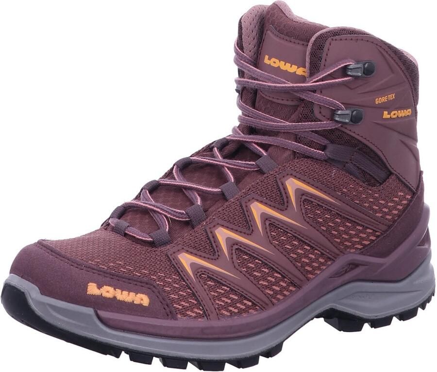 Lowa Women's Innox Pro GTX MID Wandelschoenen bruin purper