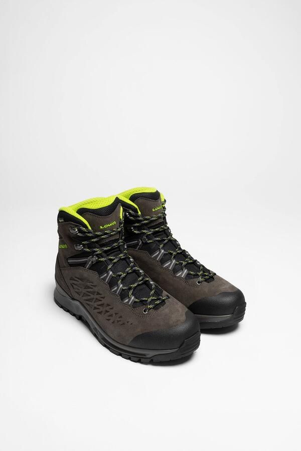 Lowa EXPLORER II GTX MID Antraciet Lime Heren Trekkingschoenen