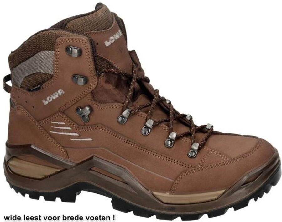Lowa Renegade Evo GTX Mid Wide Wandelschoenen Wide bruin