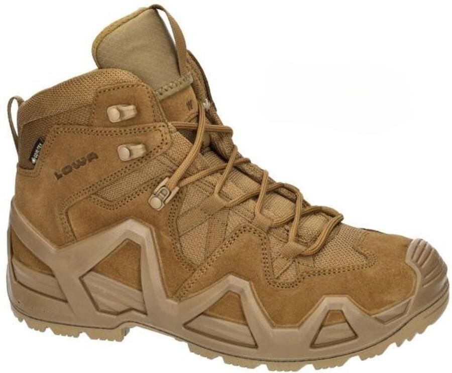 Lowa -Heren kaki camouflage wandelschoenen