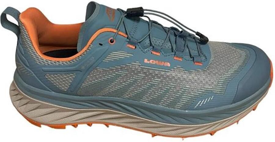 Lowa Fortux GTX Trailrunningschoenen grijs turkoois