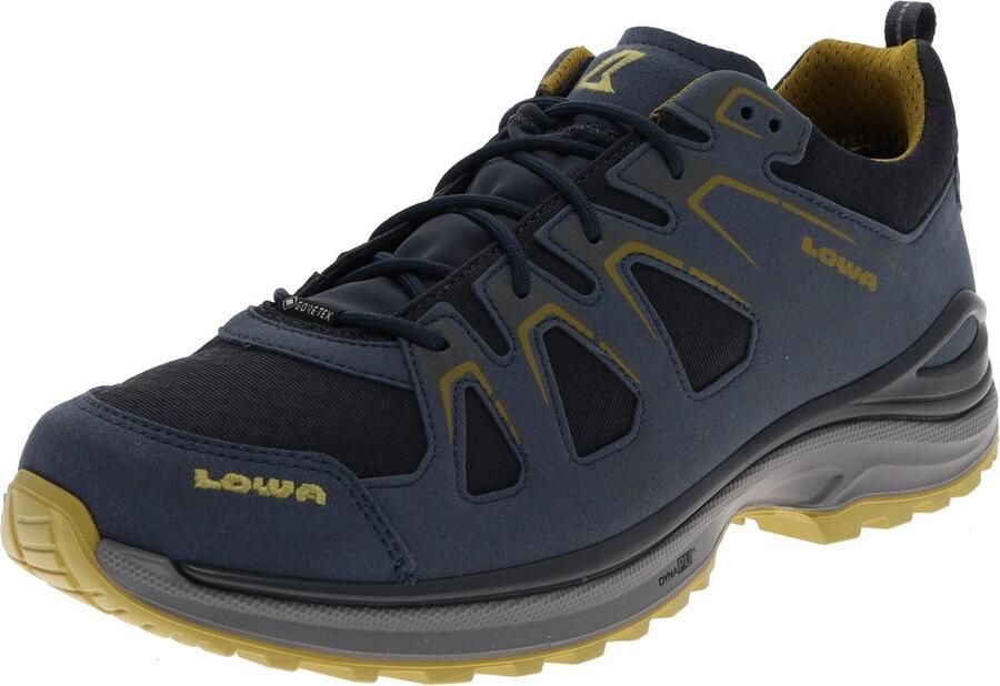 Lowa Innox Evo GTX Lo Wandelschoenen Heren Steel Blue Mustard - Foto 3