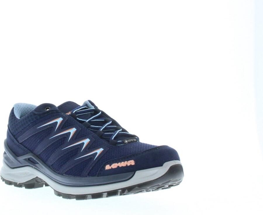 Lowa Hatland Innox Pro GTX Lo Ws Navy salmon Schoenen Wandelschoenen Lage schoenen
