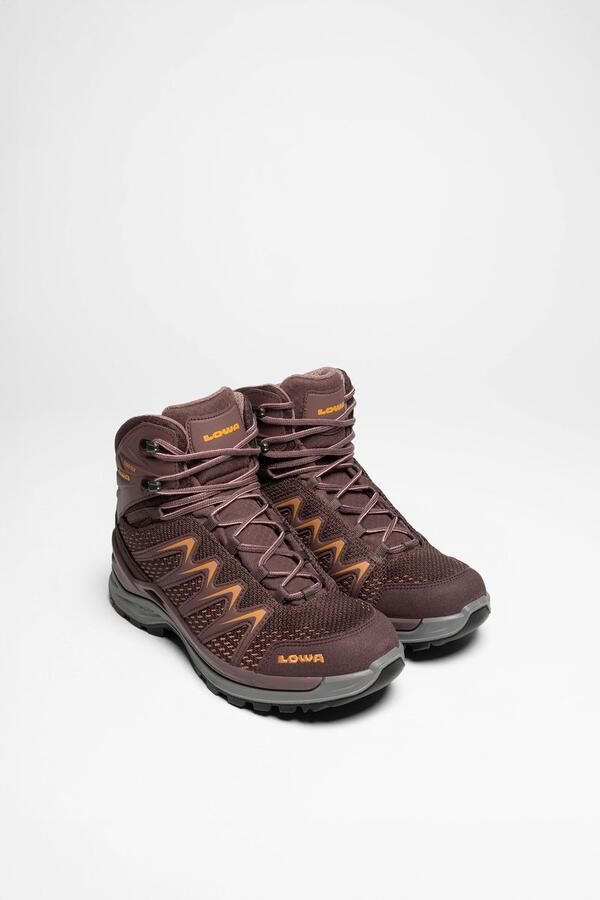 Lowa Women's Innox Pro GTX Mid Wandelschoenen bruin purper