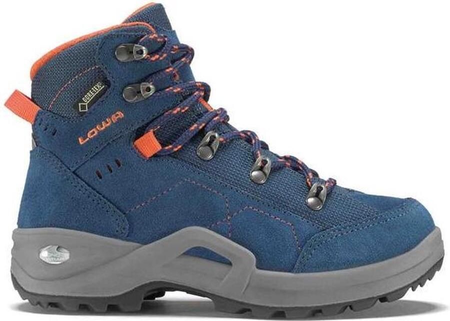 Lowa Kody III Gtx Mid Junior Kinder Hoge Wandelschoen Navy Turquoise